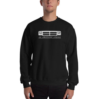 First Gen Truck Grille Crew Neck Sweatshirt-In-Black-From Aggressive Thread
